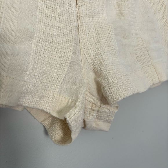 Free People Beige Buttoned High Waist Shorts - Picture 8 of 16